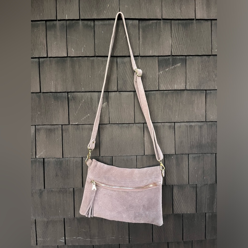NEW with dust bag Parker Clay Makeda Bag • lilac purple suede • gorgeous